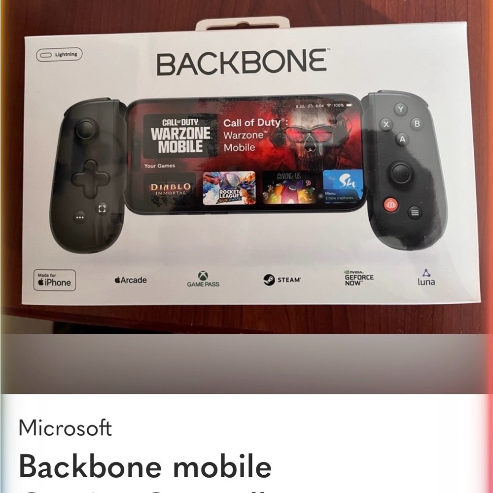 Backbone Mobile Gaming Controller for iPhone - Black